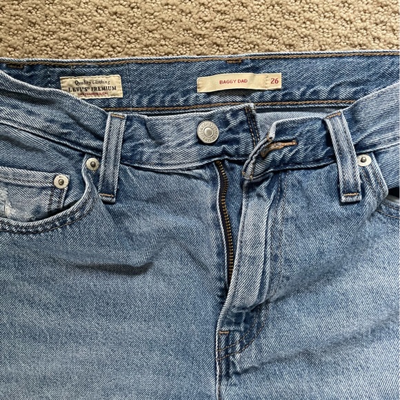 Levi’s baggy das jeans size 26 mid rise - Picture 3 of 3